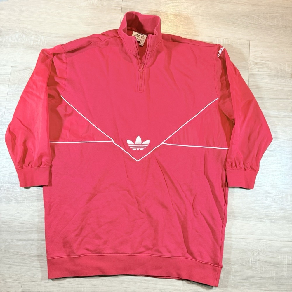 Adidas Red Pullover Dress